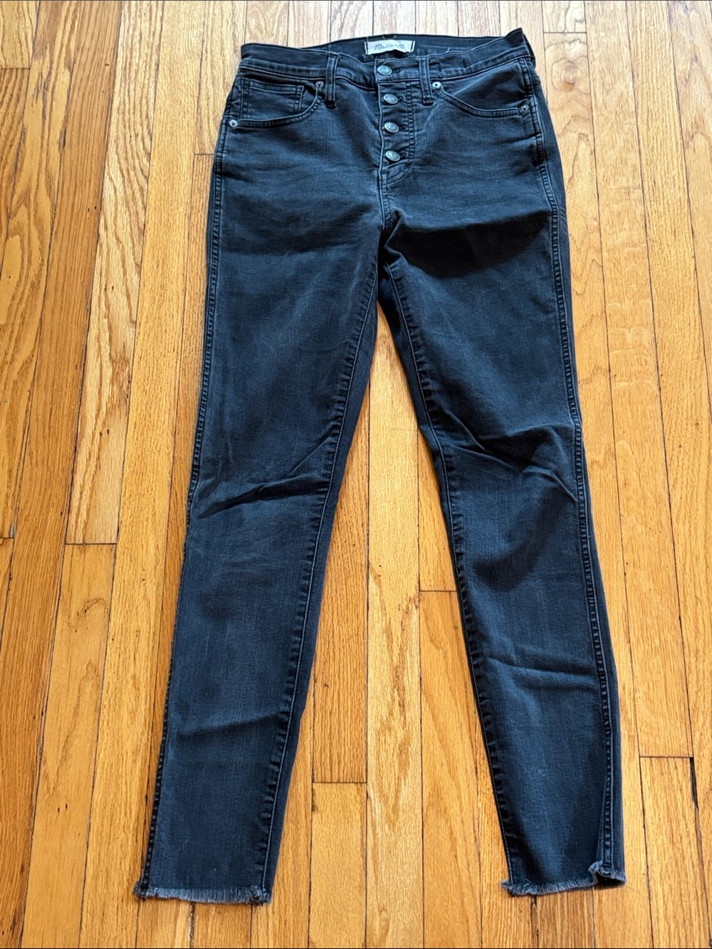 Black High-Rise Button-Fly Women's Jeans Madewell size 26